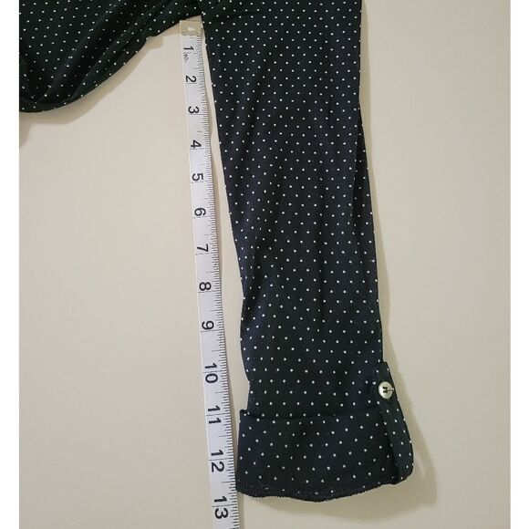The Limited Black Dotted Blouse - Picture 6 of 11